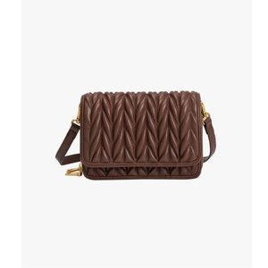 Melie Bianco quilted crossbody purse
